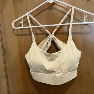 Cream Women's Athletic Bralette